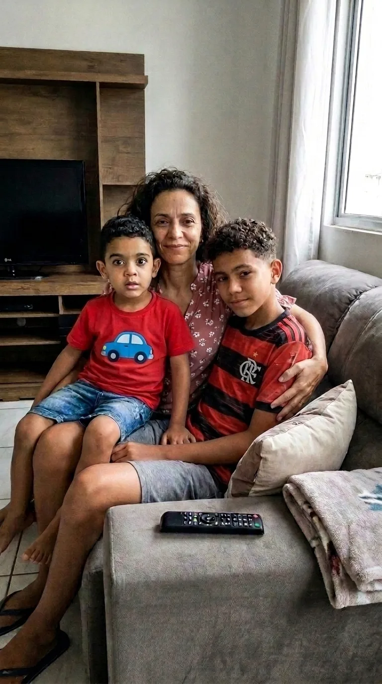 Rafael antes da dor: na rotina de cuidar do irmão e jogar bola